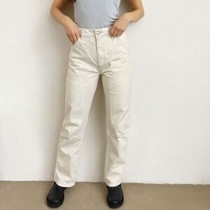 Aritzia Wilfred Free Ascendant Pant Womens 6 Cream Utility Cargo Carpenter Style